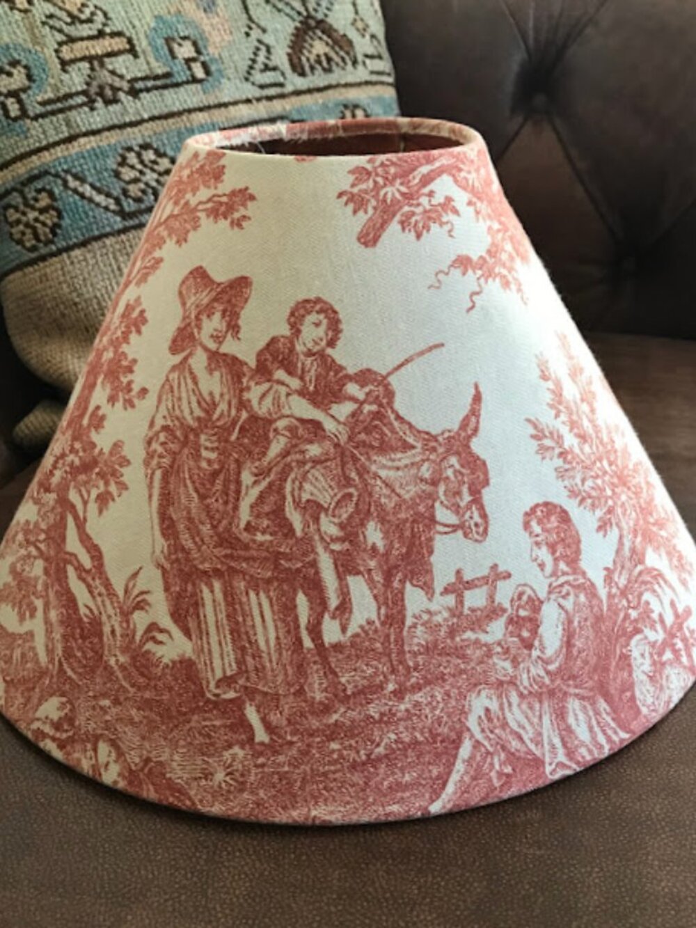 Vintage Toile Lampshade